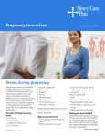 Pregnancy Connection Stress during pregnancy