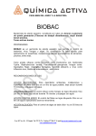 Ficha Técnica Biobac