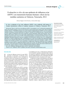 Evaluación in silico de una epidemia de influenza aviar AH5N1 con