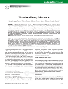 El cuadro clínico y laboratorio