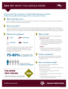 zika 101: what you should know