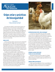 Gripe aviar y prácticas de bioseguridad