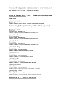 VIH/SIDA y Enfermedades Infecciosas