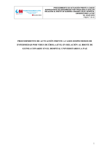 procedimiento de actuaci&oacute;n frente a casos sospechosos