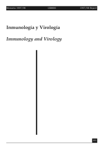 Inmunología y Virología / Inmunology and Virology.