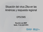 situacion del zika en la region de las americas, dr. sylvain aldighieri