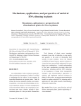 Mechanisms, applications, and perspectives of antiviral RNA