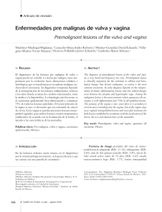 Enfermedades pre malignas de vulva y vagina