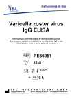 Varicella zoster virus IgG ELISA
