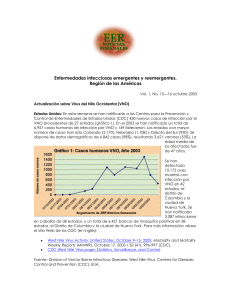 Actualizaci&oacute;n sobre Virus del Nilo Occidental (VNO)