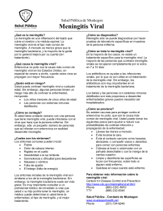 Meningitis Viral - Public Health