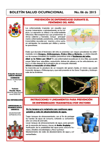 BOLETÍN SALUD OCUPACIONAL No. 06 de 2015