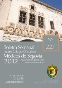 N&ordm; 227 - Ilustre Colegio Oficial de M&eacute;dicos de Segovia