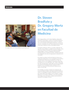 Dr. Steven Bradfute y Dr. Gregory Mertz en Facultad de Medicina