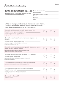 declaración de salud