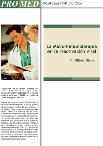 La Micro-Inmunoterapia en la reactivación viral