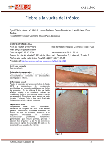 Fiebre a la vuelta del trópico