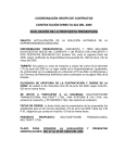 coordinación grupo de contratos contratación directa 024 del 2005