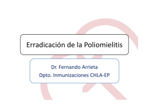 Erradicación de la Poliomielitis