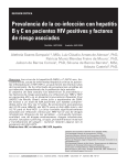 Prevalencia de la co-infección con hepatitis B y C en pacientes HIV