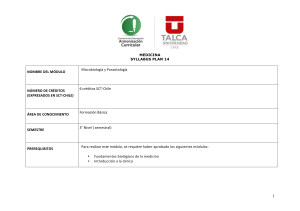Syllabus - Escuela de Medicina