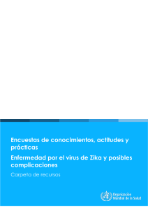 Encuestas de conocimientos, actitudes y prácticas Enfermedad por