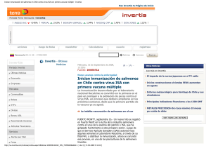 Inician inmunizaci&oacute;n de salmones en Chile contra virus ISA con