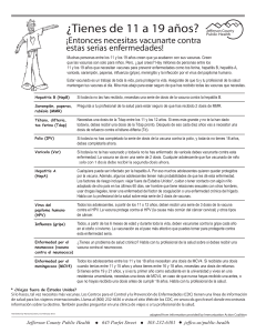 ¿Tienes de 11 a 19 años?