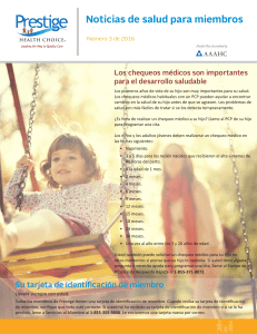 Noticias de Salud para Miembros - Miembros