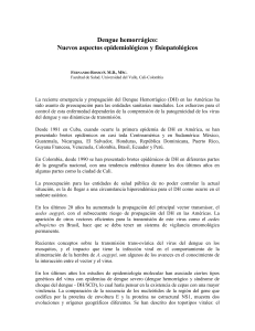 Dengue hemorrágico: Nuevos aspectos epidemiológicos y