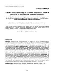Estudio seroepidemiológico del virus respiratorio sincitial bovino en