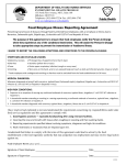 Food Employee Illness Reporting Agreement