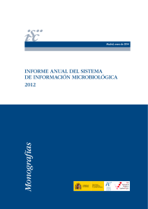 Informe anual del Sistema de Información Microbiológica 2012