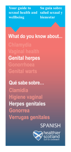 Herpes genital