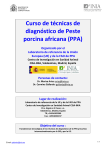 Curso de técnicas de diagnóstico de Peste porcina africana (PPA)