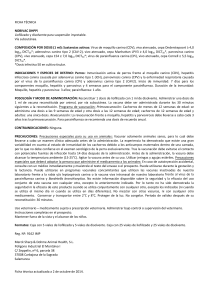 FICHA TÉCNICA NOBIVAC DHPPi Liofilizado y disolvente para