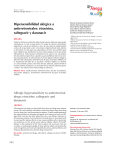 Hipersensibilidad alérgica a antirretrovirales: etravirina, raltegravir y