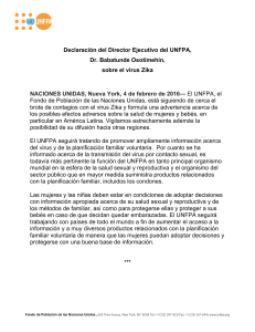 Declaración del Director Ejecutivo del UNFPA, Dr. Babatunde
