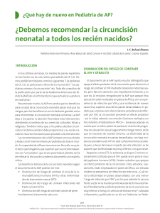 ¿Debemos recomendar la circuncisión neonatal a todos los recién