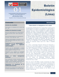 Boletin 01 - Dirección General de Epidemiología