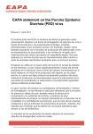 EAPA statement on the Porcine Epidemic Diarrhea (PED) virus