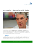 5 tipos de hepatitis - Centro Médico Docente La Trinidad