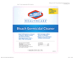 Bleach Germicidal Cleaner