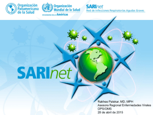 Rakhee Palekar, MD, MPH Asesora Regional