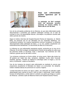 Sepa qué enfermedades pueden agravarse por la influenza