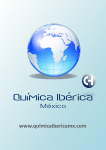 Díptico Catálogo México - Química Ibérica México