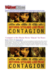 `Contagion` or How Disaster Movies “Educate” the Masses