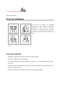 El uso de cubrebocas - Institut f&uuml;r Arbeitsmedizin