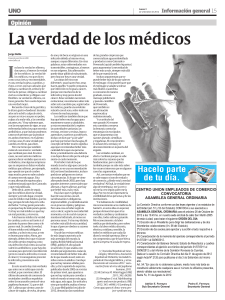 La verdad de los m&eacute;dicos