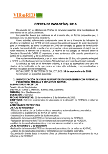 Pasantías Virored 2016 - Virored-Cyted